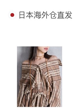 1h可退 日本直邮GYDA 女士 人造皮革 charm 装饰 项链式 项圈 072