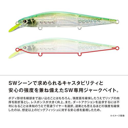 【日本直邮】禧玛诺 Ocean Loud Jerk 120S XV-C12Y 008 半镜 Gly - 图3