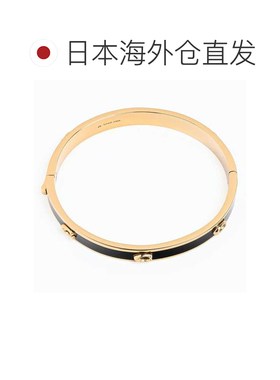 日本直邮Coach 女士标志性 C 标志手镯黑色和金色422719GLD001珠