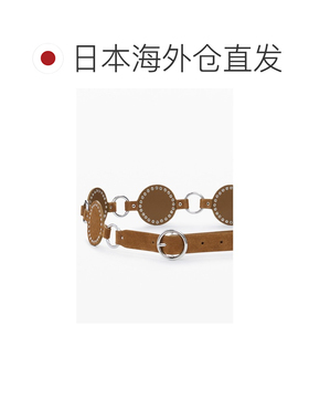 日本直邮Desigual 德诗高 女士 复古金属环扣 皮【付后1h可退】