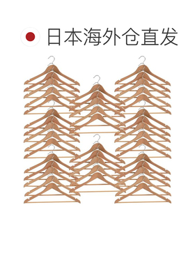 日本直邮爱丽思欧雅玛木制衣架40个装收纳