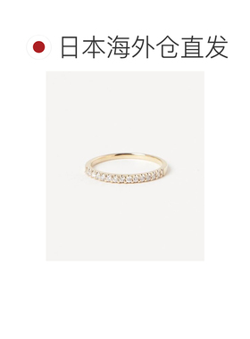 日潮跑腿vendome K18 黄金半永恒钻石戒指（粉红色）黄色 5663771