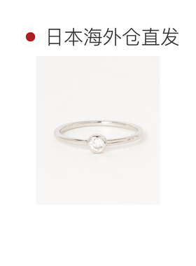 日本直邮ete bijoux 女士 PT900钻石0.1ct戒指 430610