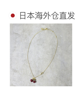 日本直邮Coach 女士C标志樱桃图案吊坠项链 37408064