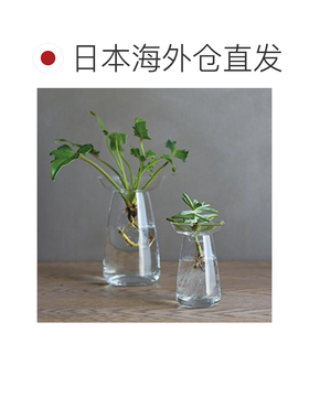 日本直邮利快KINTO 水培玻璃花瓶 底座120mm 透明色 20843
