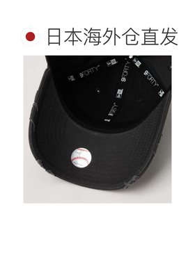 日本直邮NEW ERA MLB水洗做旧9FORTY帽子 洛杉矶道奇队黑色