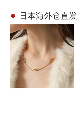 日本直邮FENDI OLOCK 项链 8AL190 ATEP 女士水晶配饰链 F089U/SO