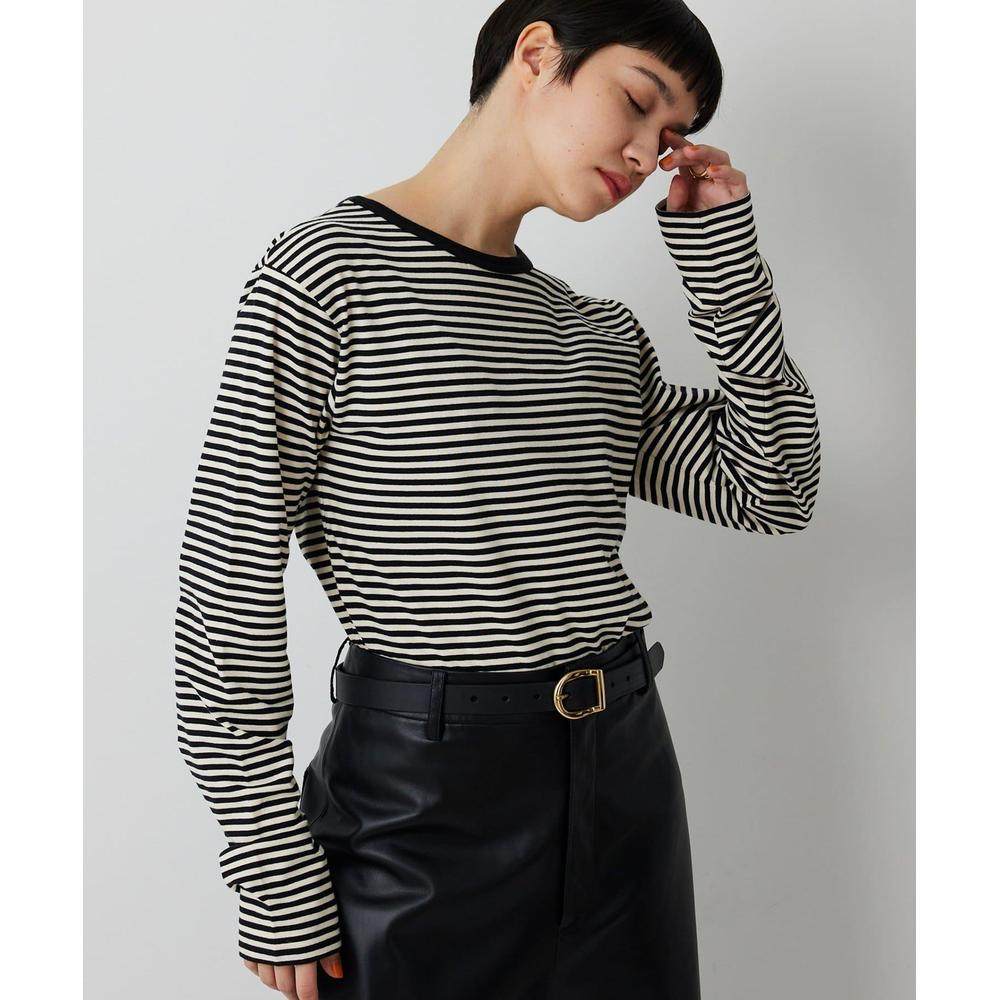 日本直邮官方授权 Whim Gazette 【THE PAUSE】条纹长袖T恤,淘宝优惠券,粉丝福利购,淘宝优惠卷