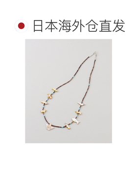 日本直邮Harpo 女士 短款贝壳与青金石绿松石项链 26091230012330