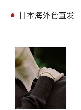 1h可退 日本直邮LIDNM 男装 14KGP镀银925 手链 环形设计灵感源自