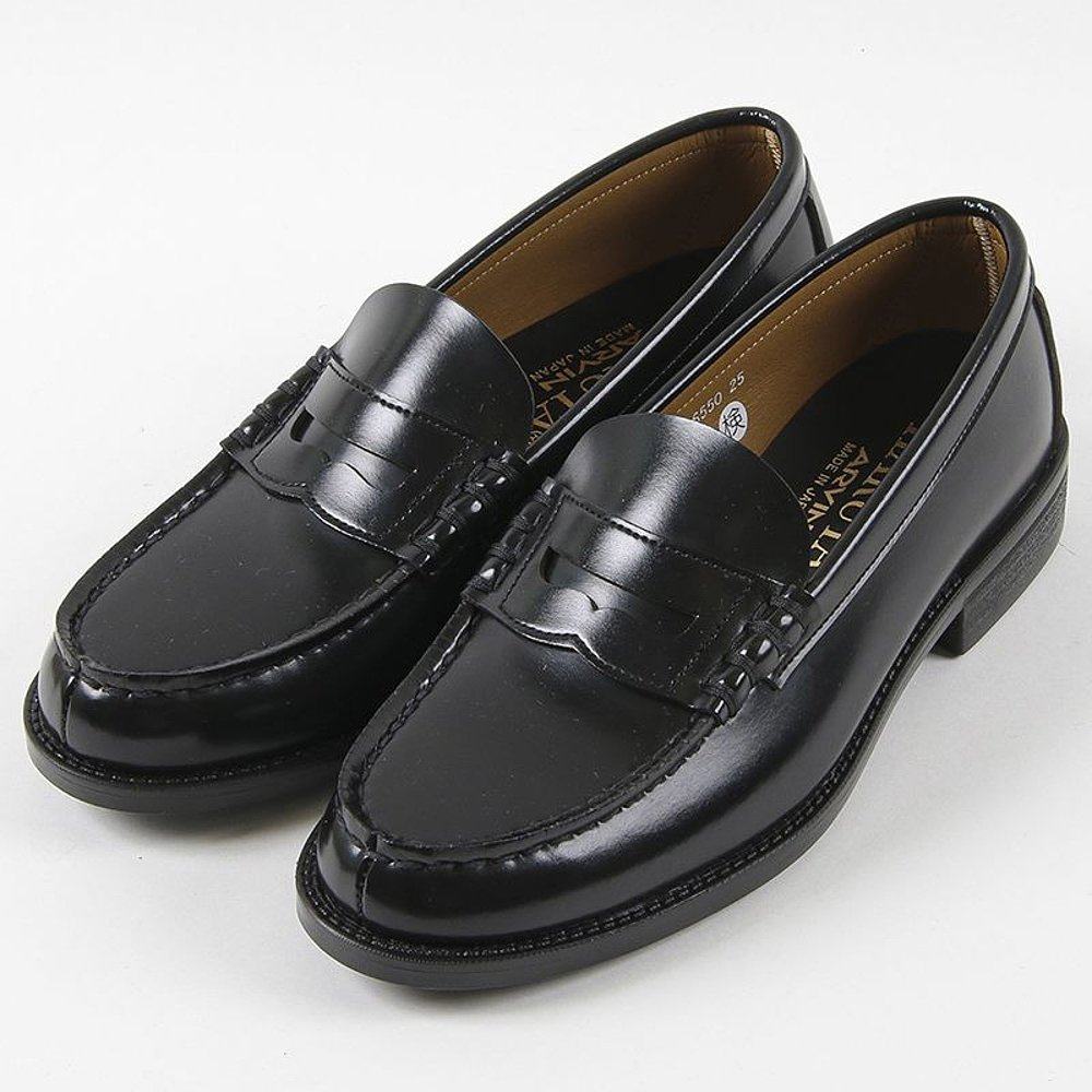 日本直邮HARUTA男士乐福鞋6550青少年黑色时尚百搭舒适24-28CM 3E,淘宝优惠券,粉丝福利购,淘宝优惠卷