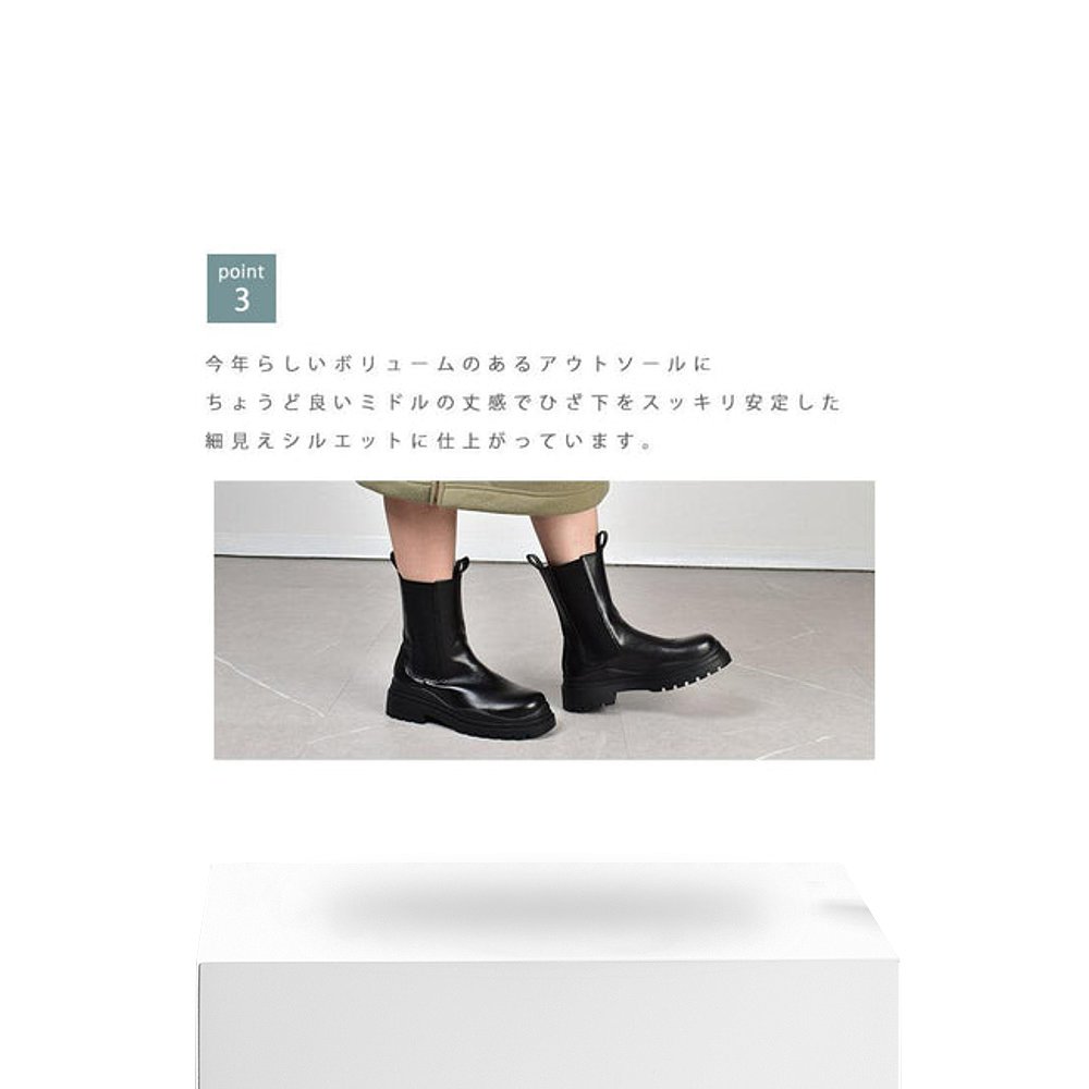 日本直邮TODOS靴子 TODOS女式侧边戈尔靴 TO-368-图3