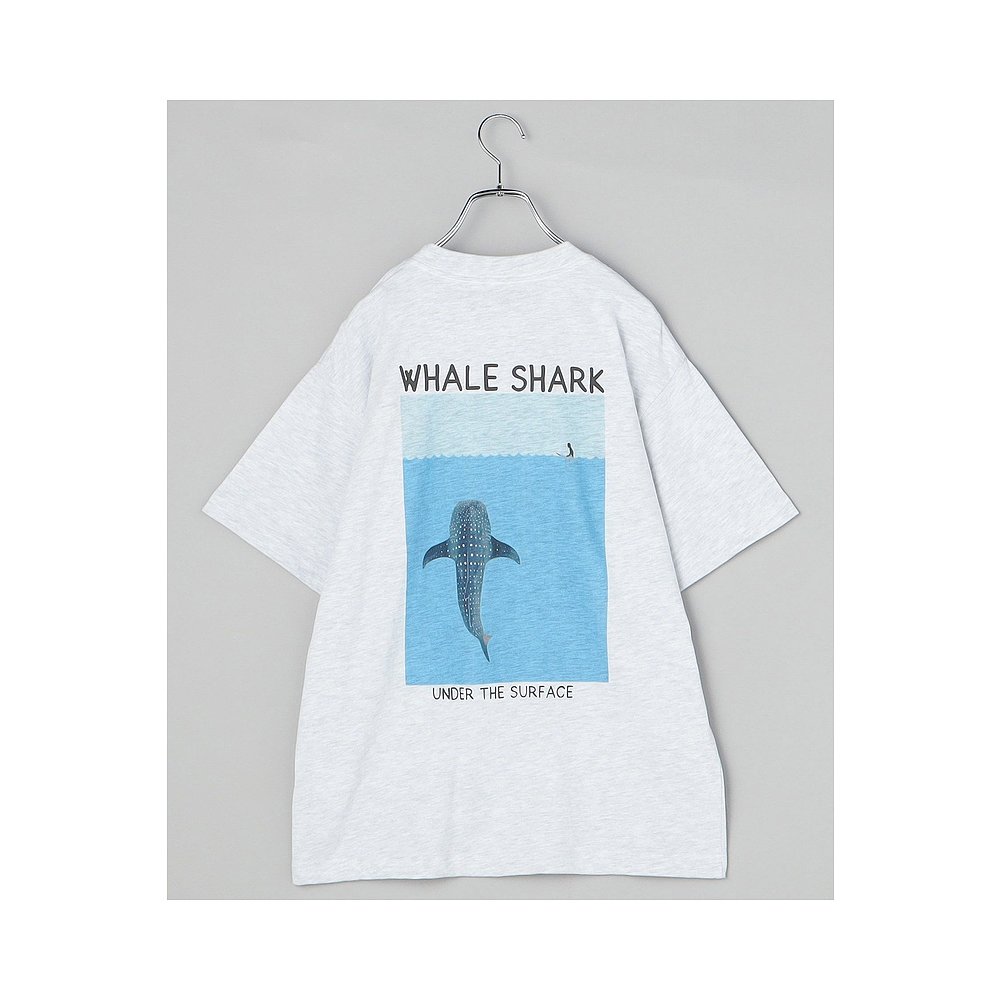 日本直邮FREAK'S STORE女士鲸鲨图案印花T恤 1121393900002 - 图0