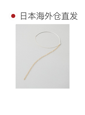 日本直邮Jouete 女士 泡泡链混色丝巾风短项链 065414
