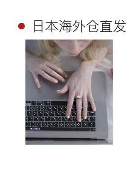 日本直邮SMELLY 女士 红珠+立体花朵三件套戒指 SM261302244010