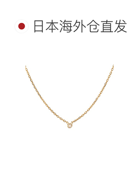 日本直邮ANE MONE 女士 天然石不锈钢项链 月度诞生石简约设计礼