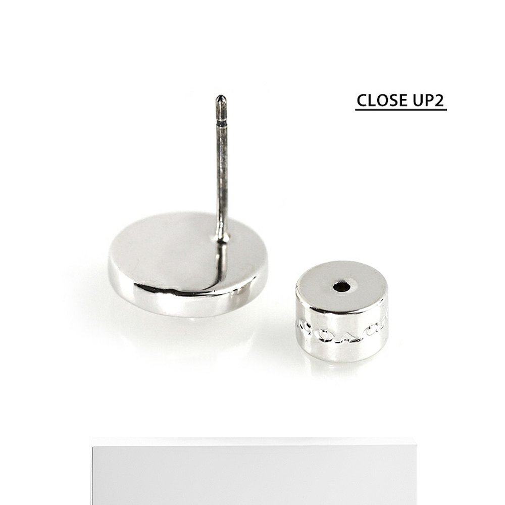 日本直邮Coach 女士耳环 双耳耳钉 352957 RHO 030 银色配饰,淘宝优惠券,粉丝福利购,淘宝优惠卷