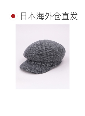 日本直邮CA4LA 男女同款 羊毛贝雷帽 倾斜造型赫【付后1h可退】