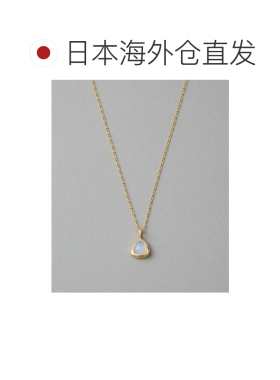 日本直邮ete 女士 天然石立体凸面项链（可拆卸2WAY设计） 862154