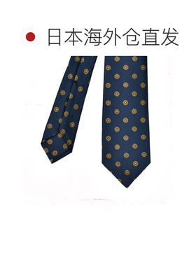 日本直邮BARBA 巴尔巴 Sette Pieghe 男士领带 七折工艺 圆点图案