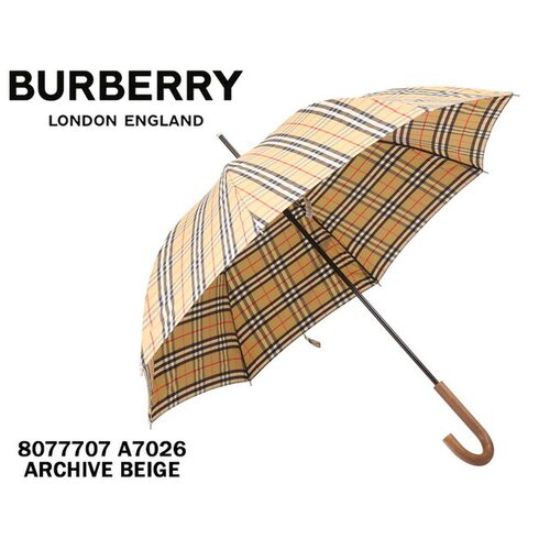 日本直邮博柏利/BURBERRY“UM WATERLOO UMBRELLA/滑铁卢雨伞”格 - 图0