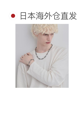 日本直邮tk.TAKEO KIKUCHI 男士 不锈钢手链 立体编织设计 附调节