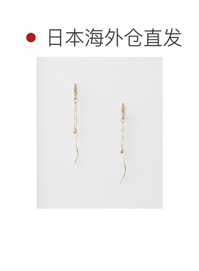 日本直邮agete 阿卡朵 女士K10阿卡朵珍珠耳钉 10【付后1h可退】