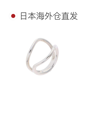 日潮跑腿COCOSHNIK Lasting Silver 双线戒指银戒指配饰