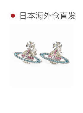 日本直邮Vivienne Westwood KIKA 女士耳环银色水蓝色多色6201003