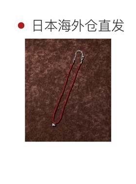 日本直邮Lattice 红色珠饰爱心吊坠项链 LS26A34O【付后1h可退】