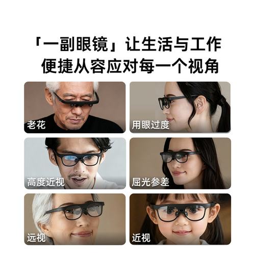 日本直邮ViXion01S智能眼镜对焦远近自动实时变焦老花镜长续航 - 图3