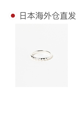 1h可退 日本直邮XOLO JEWELRY 三连尖刺银戒指 11420355910