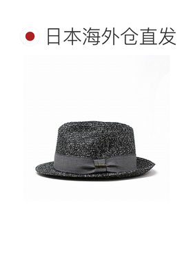 日本直邮STETSON TOYO 中折礼帽 草编帽 纸材质 斑点纹 缎带 带Lo
