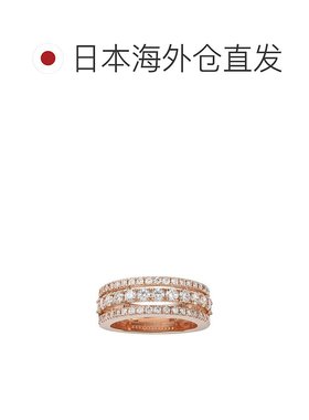 日潮跑腿MIKIMOTO 御木本轻奢18k黄金微镶钻石设计感素圈个性百搭