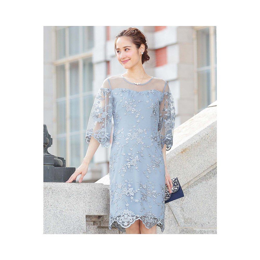 日本直邮 primazel透视碎花蕾丝婚纱 天猫国际探物日本连衣裙