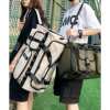 Japan direct mail multifunctional waterproof large capacity crossbody bag backpack sports bag green backpack shoulder bag