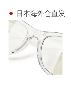 日本直邮NEW ERA 威灵顿方形镜片透明镜框太阳镜 [14393675]