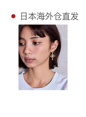 日本直邮GYDA 女士 神圣边缘十字架耳钉 07263091【付后1h可退】