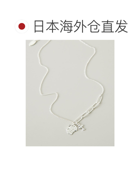 日本直邮SMELLY 女士 不对称硬币十字架吊坠项链 SM263302241022