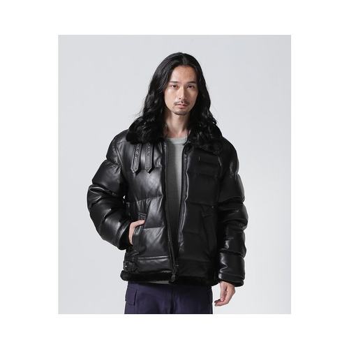 1h可退 日本直邮官方授权 AVIREX 皮质羽绒飞行员夹克飞行夹克 - 图0