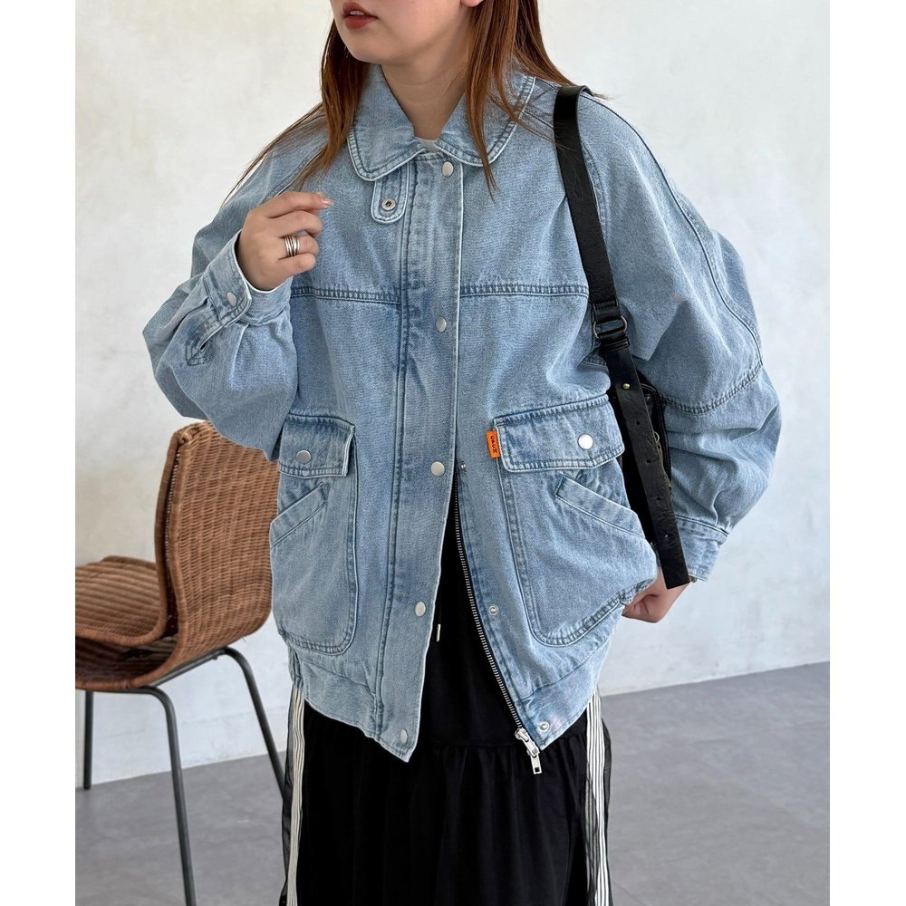 日本直邮CPCM 女装 牛仔外套 双口袋设计 PGL1061107A0007,淘宝优惠券,粉丝福利购,淘宝优惠卷