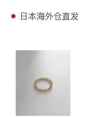 日潮跑腿COCOSHNIK 女士K11切割环扣戒指 黄金 11cm经典精致时尚