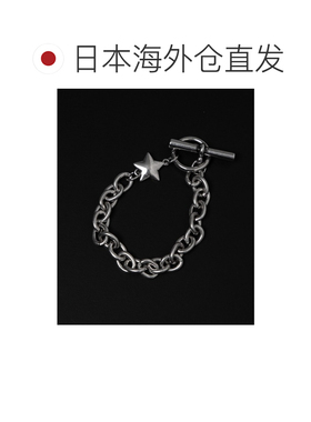 日本直邮WEGO 男女同款 复古风银色调曼特尔扣手链 WE26SS06SG003