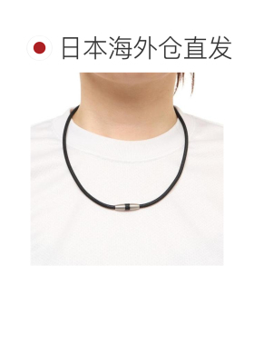 日本直邮PHITEN 磁气钛项链 50cm [0217TG743253] 金属黑