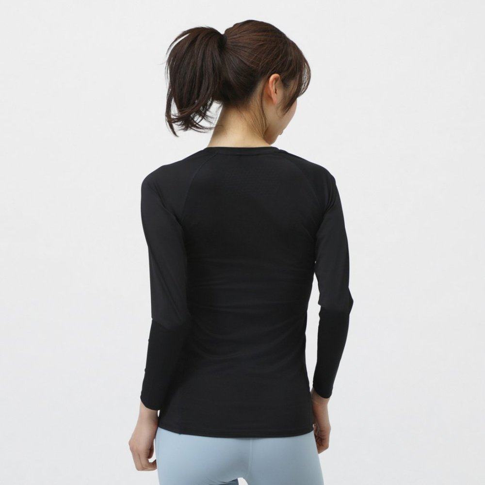 日本直邮TIGORA iCOOL凉感女士长袖压缩运动内搭衣 TR-3F2105UT,淘宝优惠券,粉丝福利购,淘宝优惠卷