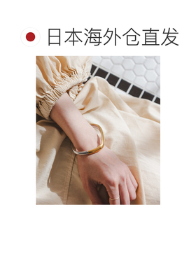 日本直邮MERAKI 女士 双色几何风手镯 26091250008610