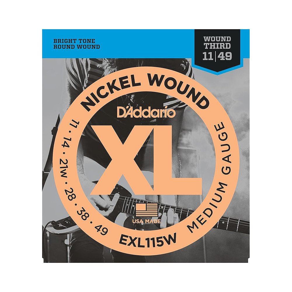 【日本直邮】D'Addario EXL115W 电吉他琴弦 x 5 套 - 图0