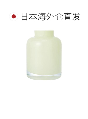 日本直邮Francfranc 淡黄色荷叶边花瓶 M