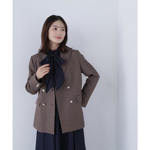 1h可退 日本直邮NATURAL BEAUTY BASIC 双排扣宽松西装夹克外套 - 图2