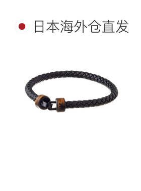 日本直邮Emporio Armani 配饰 男士手链 男士皮革 皮革手链 皮革